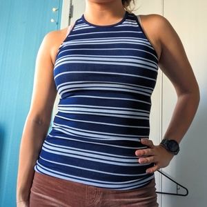 Athleta Racerback Striped Tank